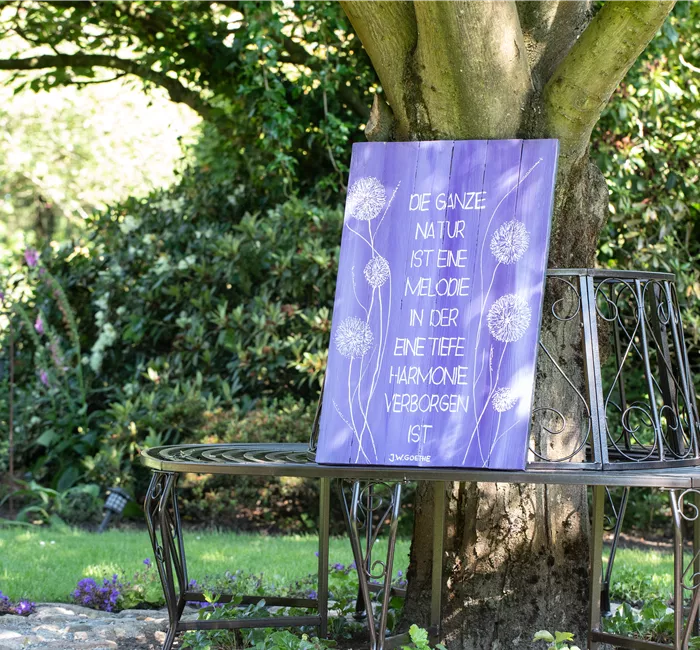 Gartendekoration sorgt für das gewisse Etwas