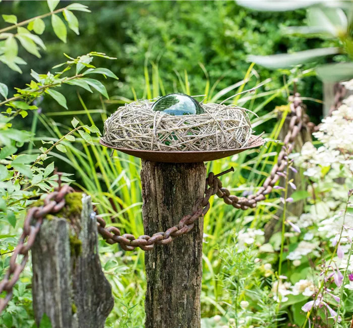 Gartengestaltung mit Dekor – fantasievolle Gartendekoration